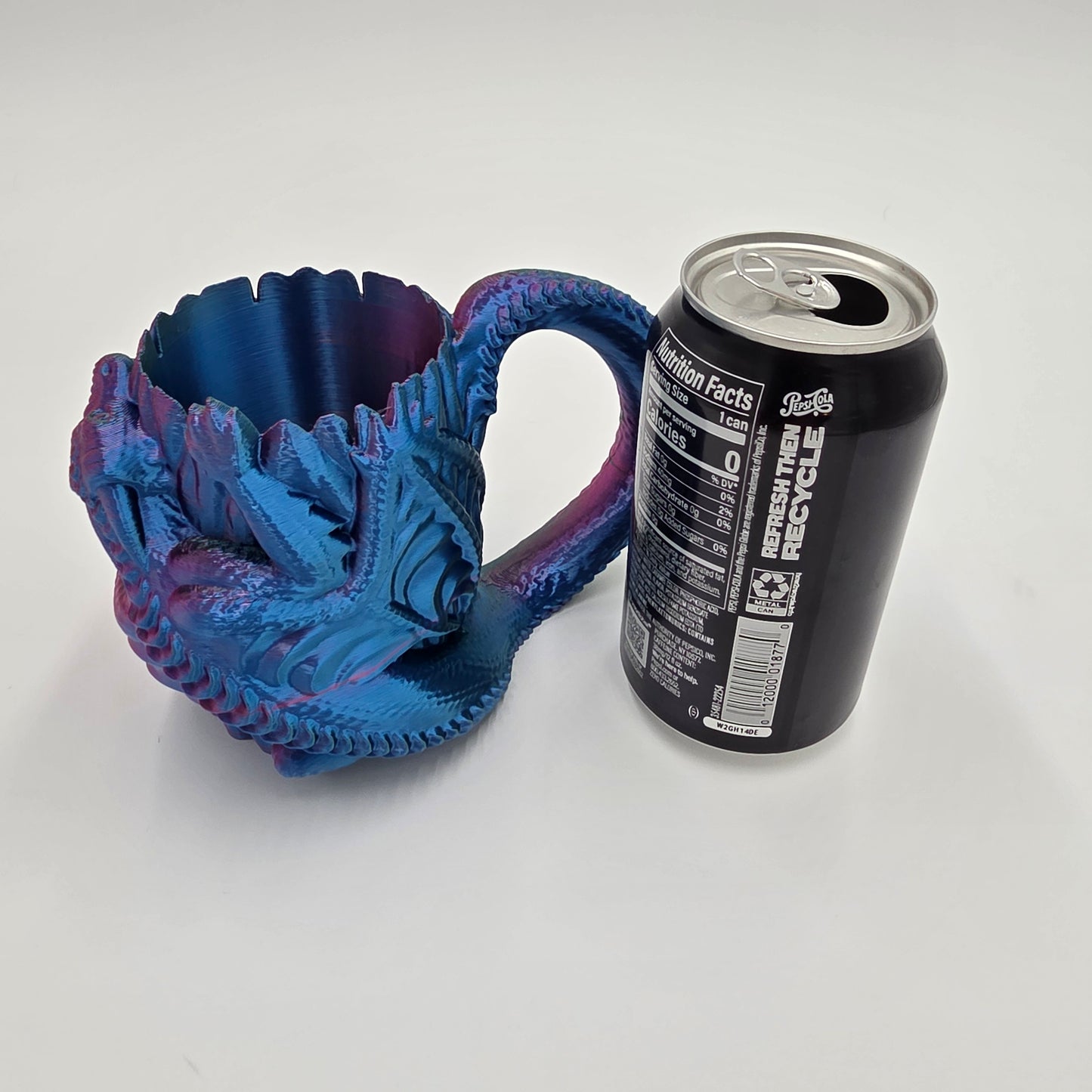 Wyvern soda can holder