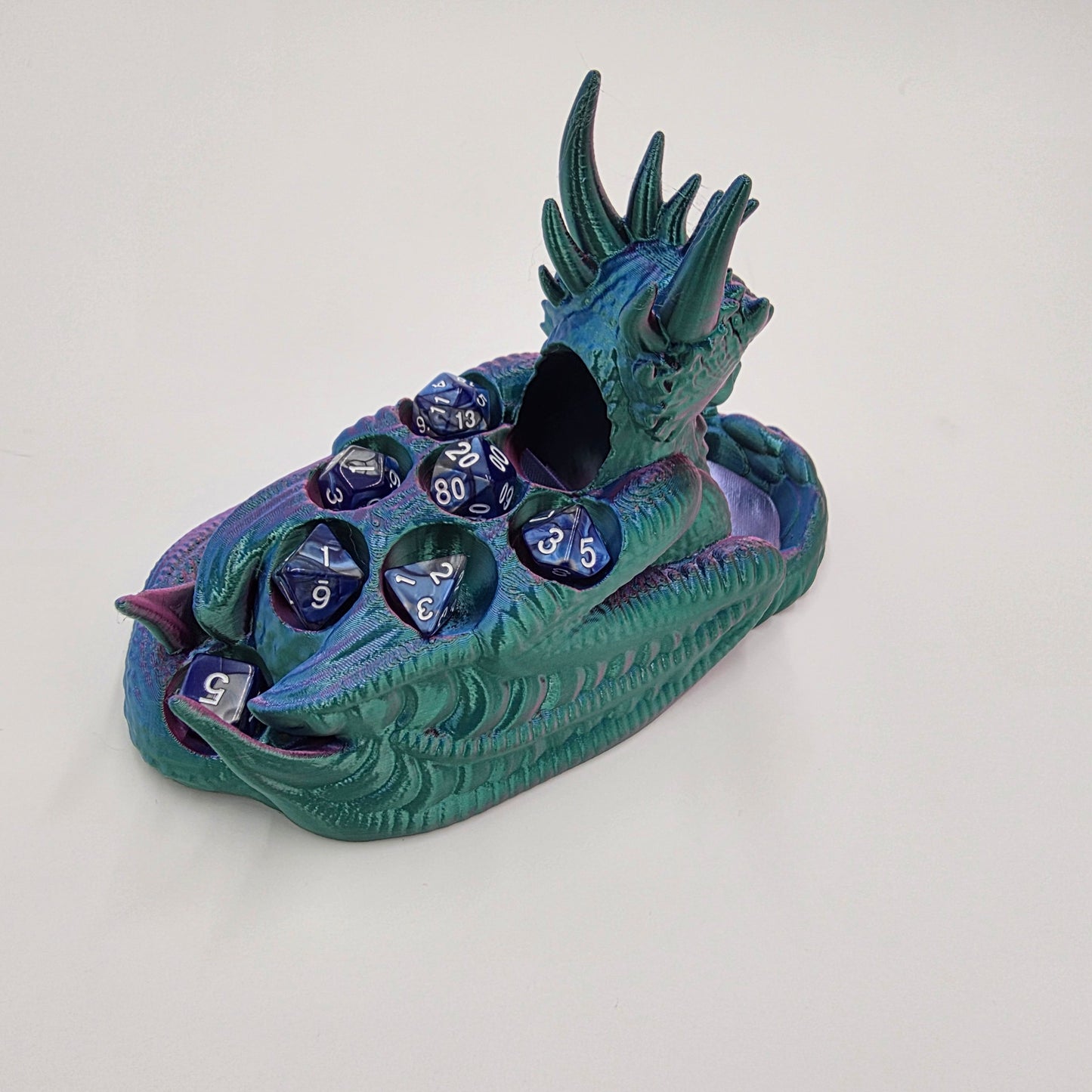 Dragon dice tower and dice holder